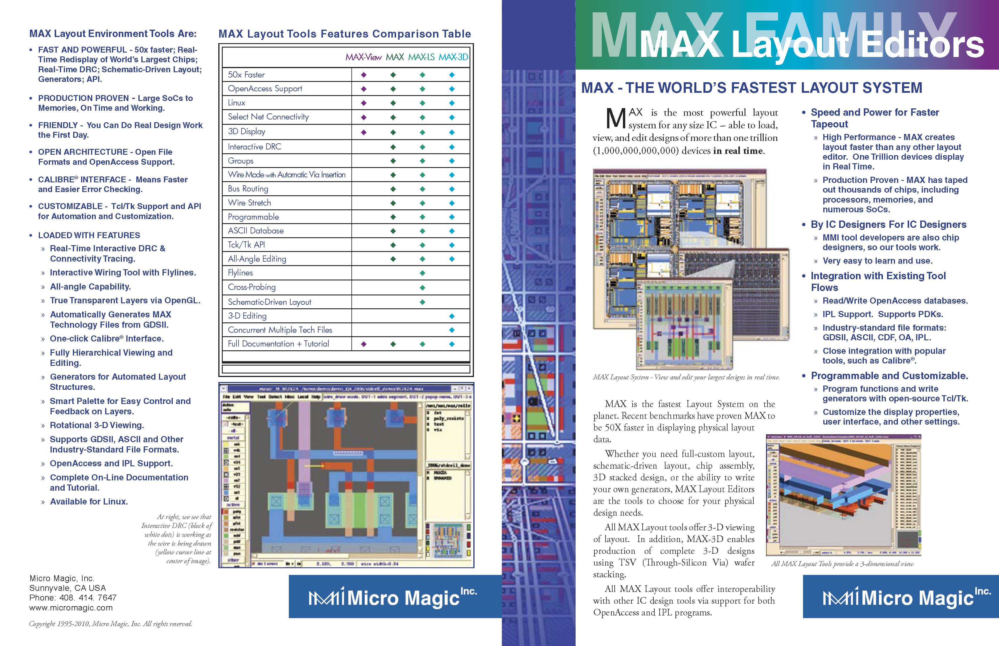 3D Design Suite Info sheet