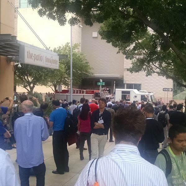 Firetruck at Convention Center